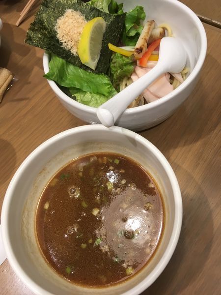 「鶏と蛤の濃厚つけ麺」@むぎとオリーブ さいたま新都心店の写真