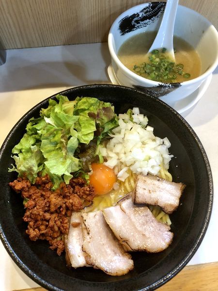 「【限定Ｄ】辛玉まぜつけ麺 ￥900」@麺屋 扇 SENの写真