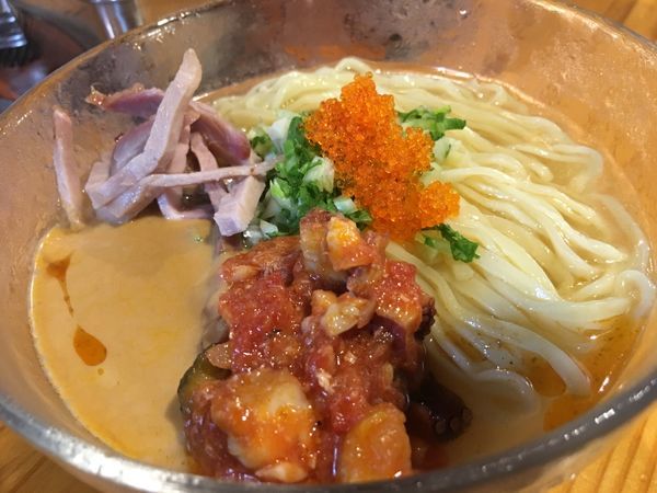 「【限定】 オマール海老の冷やし海老鮮丸」@はりけんラーメン 南店の写真