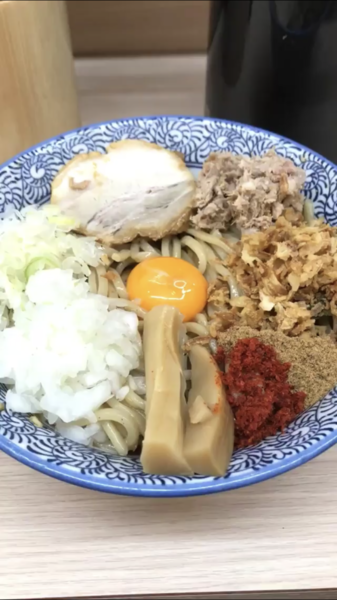 「冷やしまぜそば」@狼煙 大宮店の写真