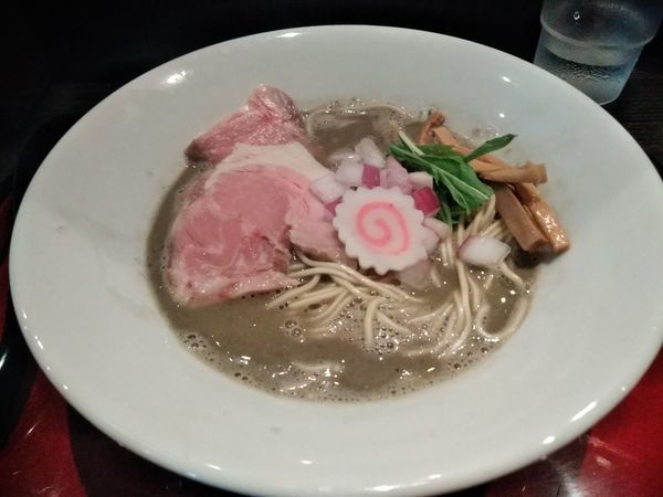 「濃厚にぼしそば+和え玉」@鶏そば なんきち 東京店の写真