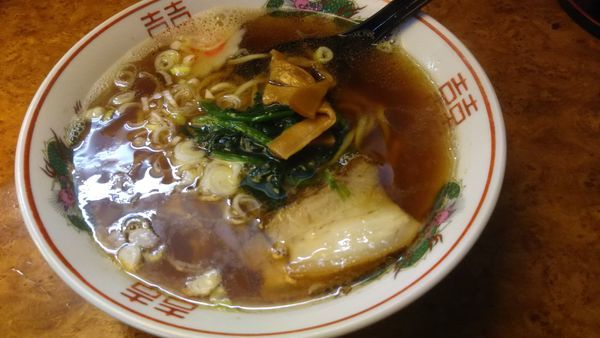 「醤油ラーメン 550円」@あおやまの写真