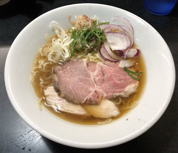 「冷やしそば 醤油 ＋冷やし和え玉 塩」@麺処 晴の写真