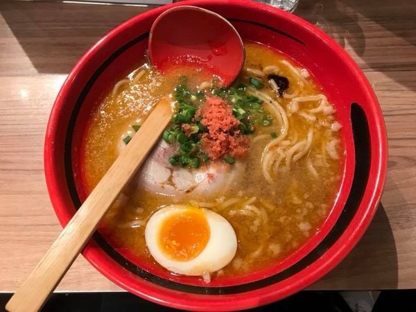 「えびみそ そのまま・太麺」@えびそば一幻 新千歳空港店の写真