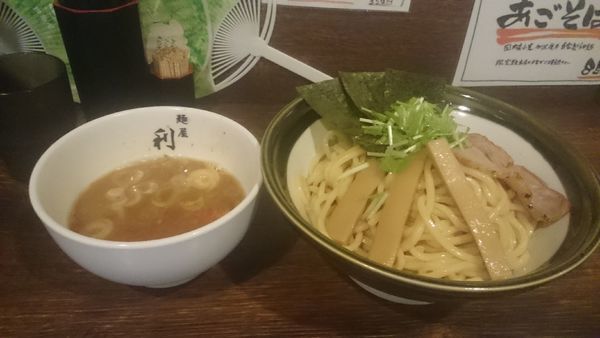 「エビ辛つけめん大盛　￥１０００」@自家製麺 麺屋 利八の写真