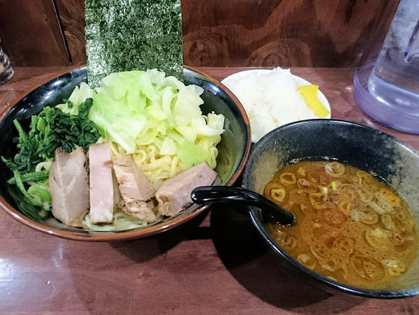 「つけ麺（並）」@横浜家系 まるに家の写真