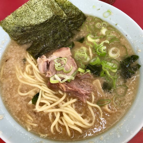 「ラーメン（太麺に変更）」@ラーメンショップ 牛久結束店の写真