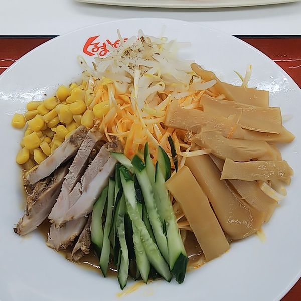 「【期間限定】冷し味噌＋辛味ねぎ」@くるまやラーメン 東村山店の写真