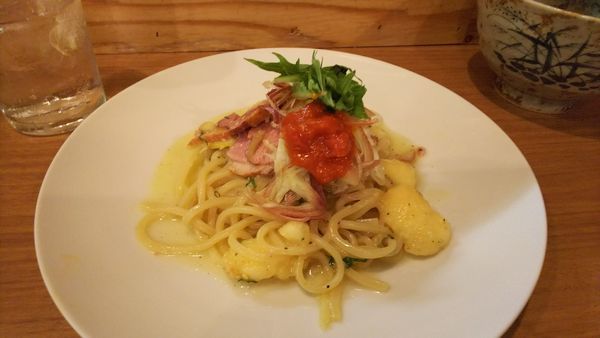 「桃の冷やし」@ラーメン カワタカの写真