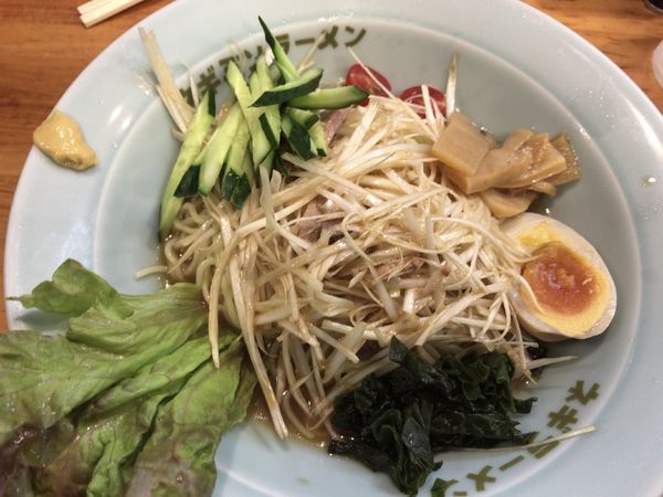 「ネギ冷やし中華840円」@ラーメンショップ椿 二本松店の写真