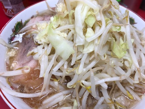 「小ラーメン＋ニンニク」@ラーメン二郎 京急川崎店の写真