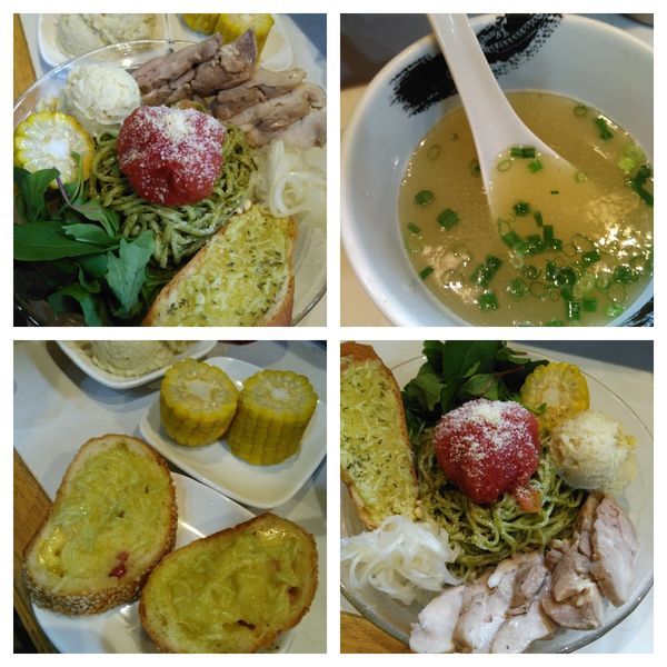 「【限定】トマトの白桃酒漬け冷製バジルソースあえめん」@麺屋 扇 SENの写真