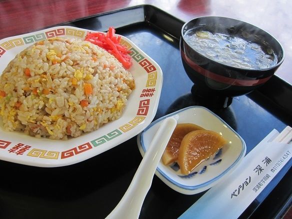 「裏メニュー　チャーハン」@ペンション深浦の写真