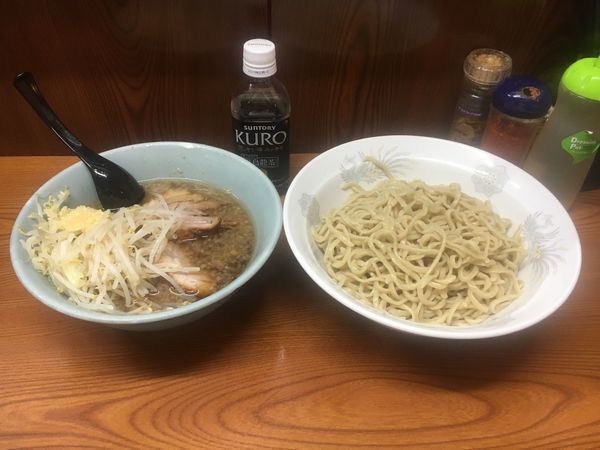 「小ラーメン  つけ麺  ニンニク」@ラーメン二郎 亀戸店の写真