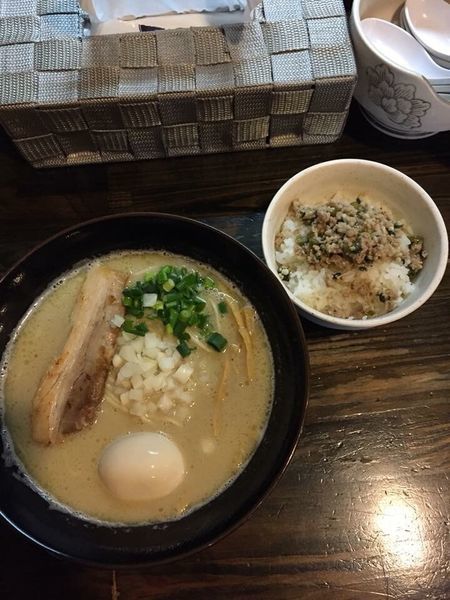 「味玉とりそば」@麺堂 稲葉 Kuki styleの写真