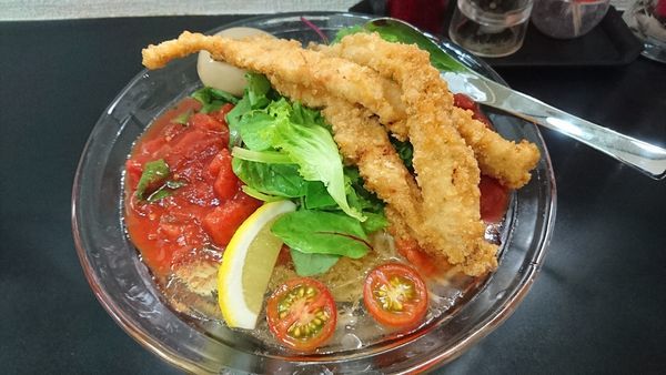 「【期間限定】冷やしトマト麺」@自家製麺SHINの写真