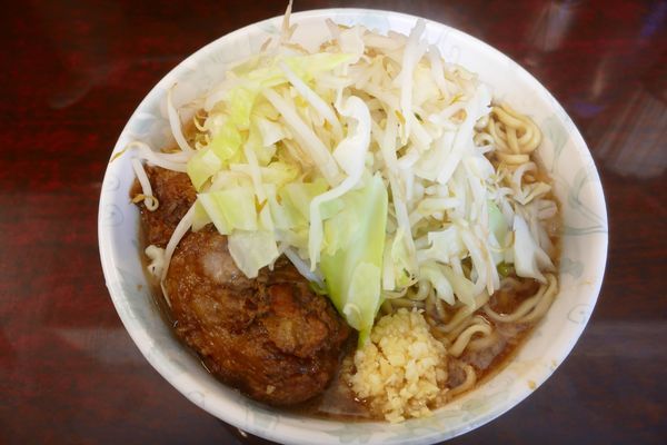 「小ラーメン¥700／ニンニク¥0」@ラーメン二郎 めじろ台店の写真