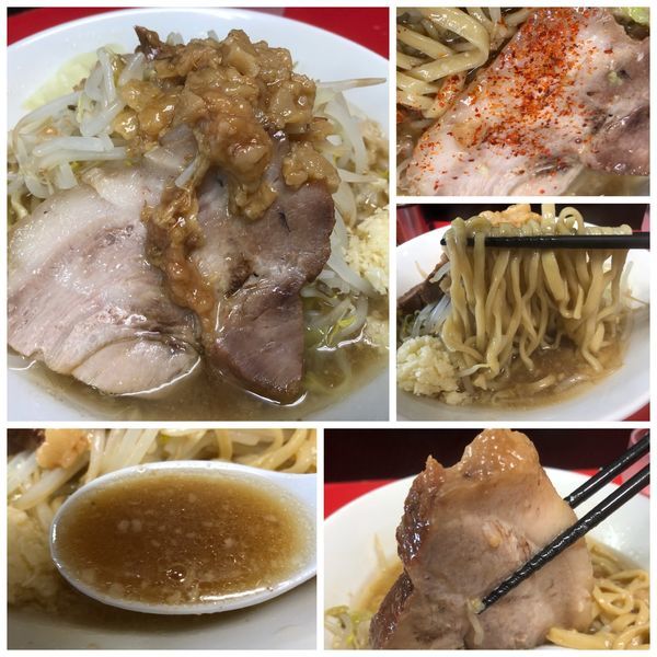 「ラーメン 750円 ニンニクアブラ」@ラーメンハイキックの写真