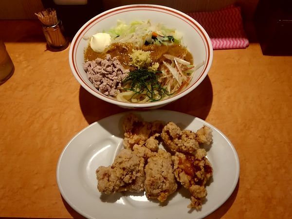 「冷やしタンカラ(並盛・200g)940円」@東京タンメン トナリ アトレ上野店の写真