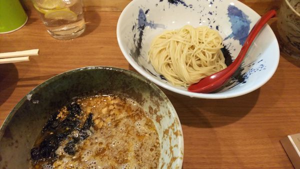 「納豆つけ麺細麺」@ラーメン カワタカの写真