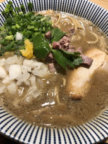 「ラム煮干しラーメン」@自家製麺 MENSHO TOKYOの写真
