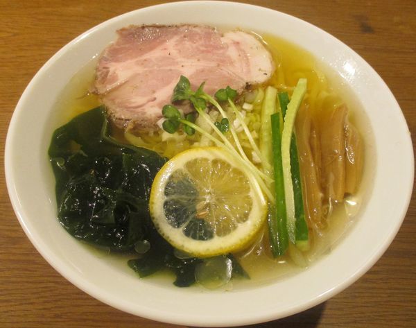 「＜季節限定＞冷やしイリコそば　800円」@中華そば 二階堂の写真