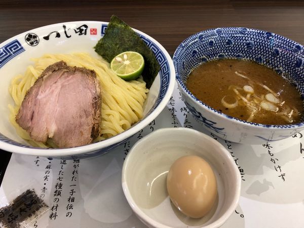 「濃厚味玉つけ麺」@つじ田 ららぽーと富士見店の写真