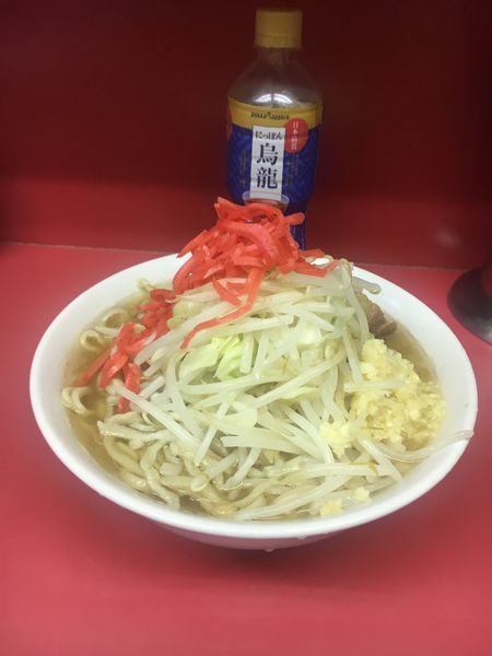「小ラーメン  ニンニク ➕  紅生姜」@ラーメン二郎 桜台駅前店の写真