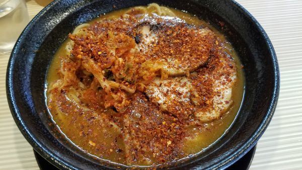 「豚キムチラーメン(7月限定)」@ラーメン ポール亭の写真