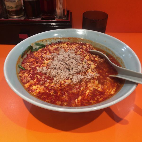「タンタンメン 大辛 ひき肉ダブル ニラ」@元祖ニュータンタンメン本舗 横浜店の写真