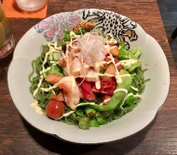 「海鮮サラダ翡翠涼麺」@カントナの写真