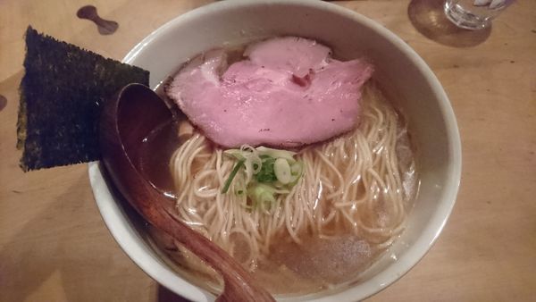 「中華そば(大盛)」@中華蕎麦 蘭鋳の写真