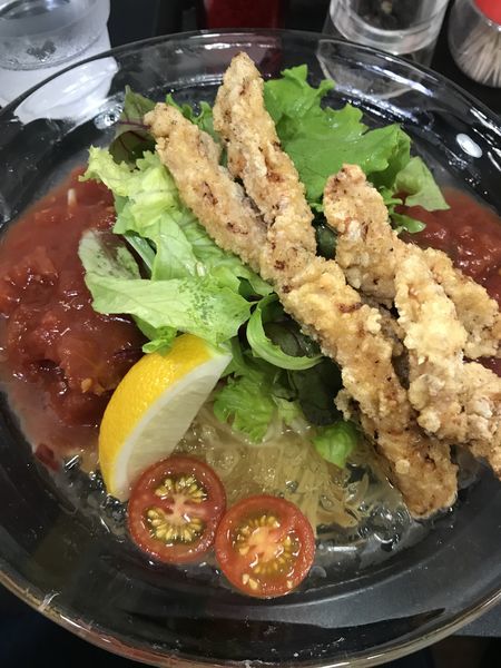 「【限定】冷やしトマト麺　９００円」@自家製麺SHINの写真