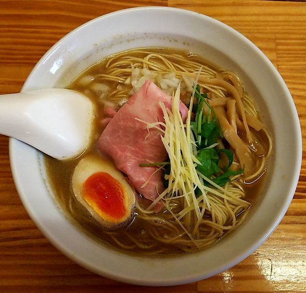 「まぐろそば&いわしそば」@中華そば よしかわの写真