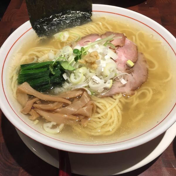「塩生姜ラーメン  大盛」@生姜醤油専門 我武者羅 代々木店の写真