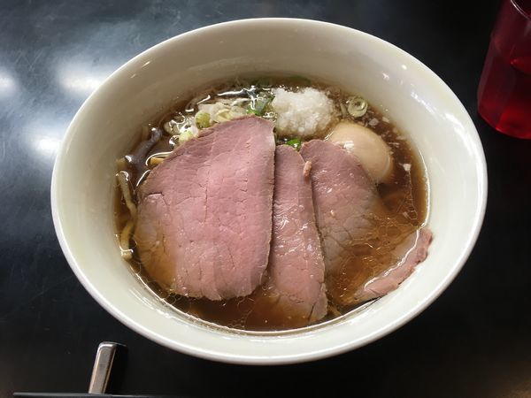 「贅沢牛焼らぁ麺」@牛骨らぁ麺 マタドール 本店の写真