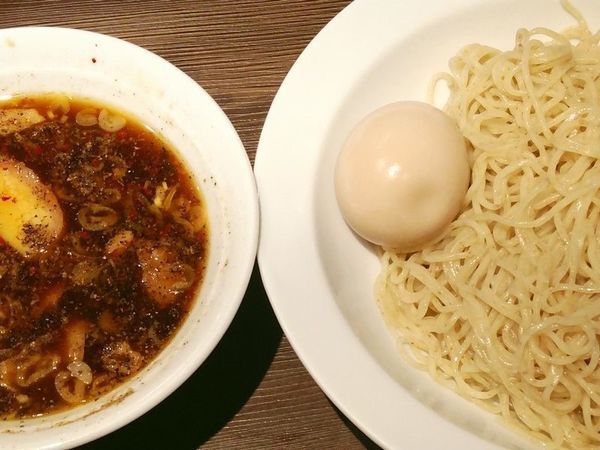 「つけそば（細麺）＋味玉」@拉麺5510の写真