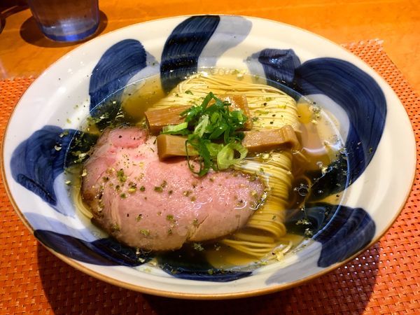 「アサヒスーパードライ生中→山椒の塩そば（シビレル）」@柴崎亭の写真