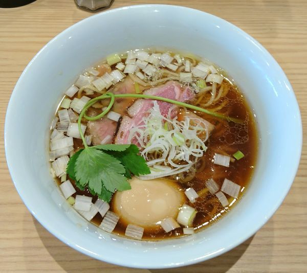 「味玉京鴨出汁そば」@Handicraft Worksの写真