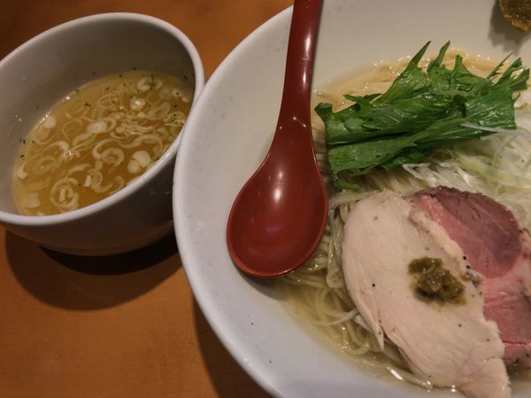 「塩清湯つけ麺(大盛)」@麺屋 翔 品川店の写真