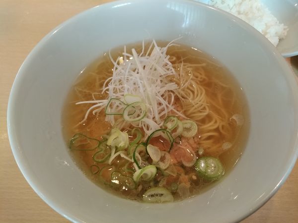 「米朝とハンバーグ丼」@らーめん芝浜の写真