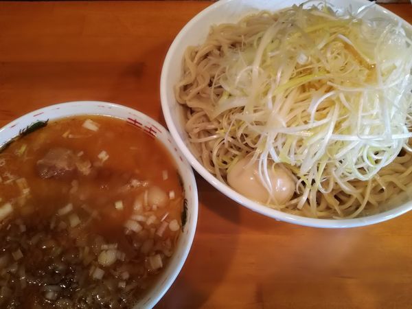 「つけ麺（大盛）＋ネギ」@ファットンの写真