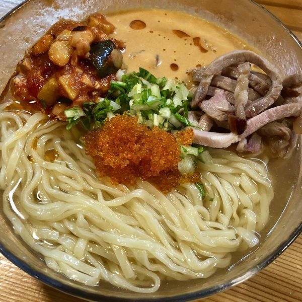 「【限定】オマール海老の冷やし海老鮮丸」@はりけんラーメン 南店の写真