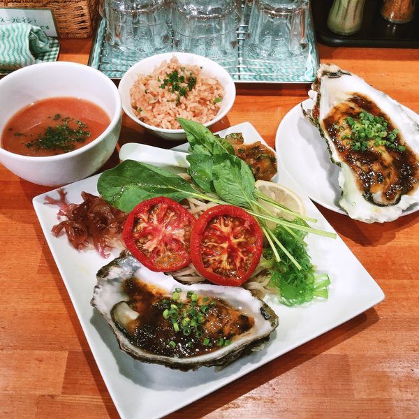 「冷製トマト牡蠣ざる」@麺屋 六感堂 Rock'anDoの写真