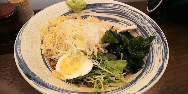 「冷やしたぬきそば（440円）」@船堀そば 文殊の写真