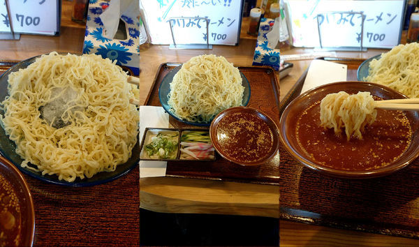 「夏限定『冷た～い つけみそラーメン(中辛)+大盛』」@はしご屋 本店の写真