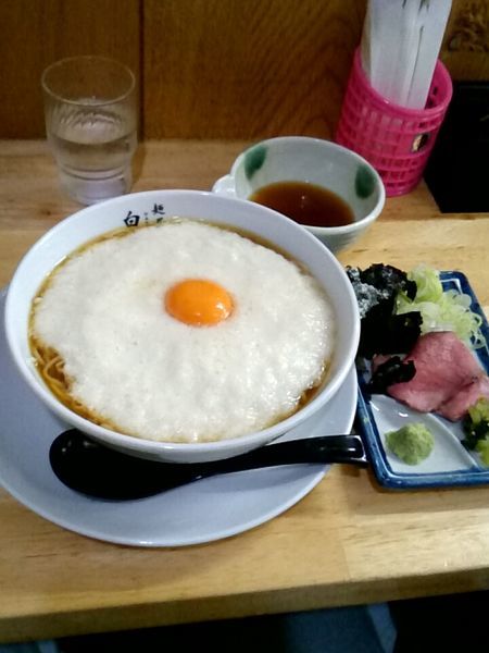 「限定メニュー　冷やしトロロそば」@麺屋 白神の写真