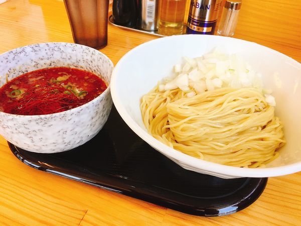 「【限定】濃厚坦々つけ麺 3辛 玉ねぎT」@宮二郎の写真