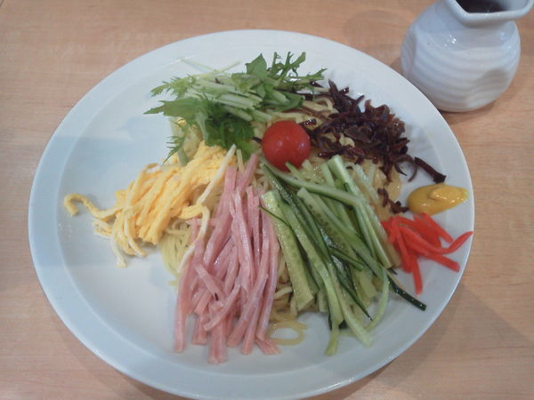 「冷し中華 680円+tax」@丸源ラーメン 所沢北野店の写真