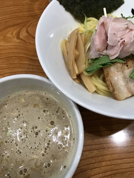 「白湯つけ麺」@日本橋麺処 こはるの写真
